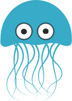 Cartoon jellyfish 2