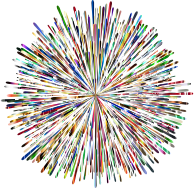 Prismatic Fireworks 6 No Background