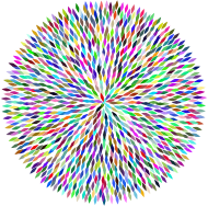 Prismatic Abstract Flower Petals