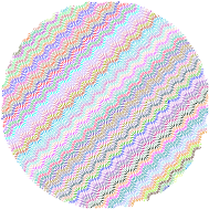 Zig Zag Circle No Background