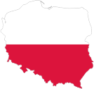 Poland Map Flag