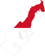 Monaco Map Flag