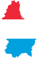 Luxembourg Map Flag