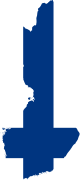 Finland Map Flag