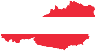 Austria Map Flag
