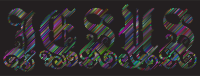 Prismatic Jesus Typography Lines