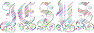 Prismatic Jesus Typography Lines No Background