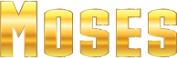Gold Moses Typography No Background