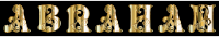 Gold Abraham Typography