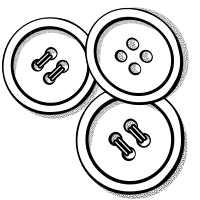 buttons - lineart