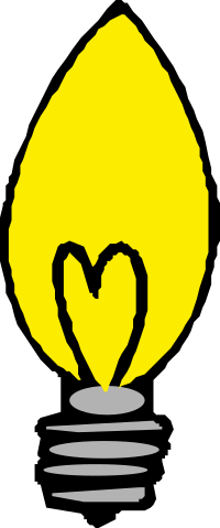 Light bulb (pointed)
