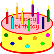 Flickering Candle Birthday Cake