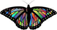 Prismatic Monarch Butterfly II
