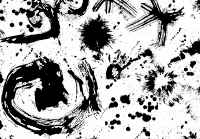 Monochrome Splatter
