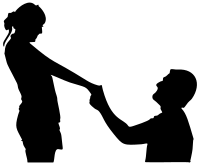 Man And Woman Couple Silhouette