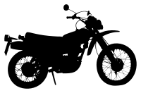 Dirtbike Silhouette