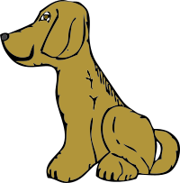 dog side view