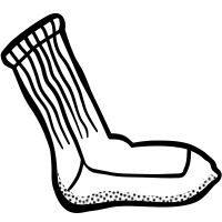 sock - lineart