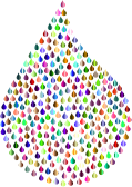 Prismatic Drops Fractal 4 No Background