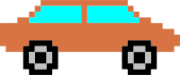 Pixel art car 2