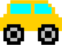 Pixel art car 4
