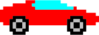 Pixel art car 5