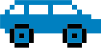 Pixel art car 6