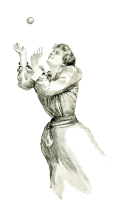 Lady with ball