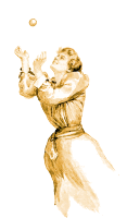 Lady with ball 2