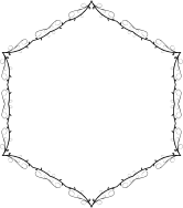 Line Art Flourish Banner Extrapolated 13