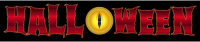 Halloween Eye Typography