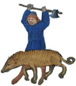 Lladd mochyn | Slaughtering a pig