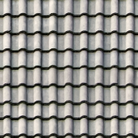 Arched roof tiles 2