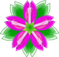 Five-petalled flower