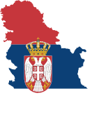 Serbia Map Flag Fixed