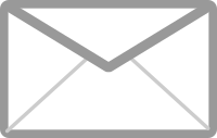 Gray and White Mail Icon
