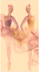 Ballerina Brilliance Duet in Yellow Overlay