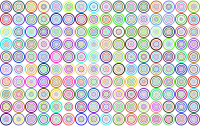 Prismatic Groovy Concentric Background No Black