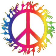 Prismatic Love Hands Peace No Background