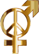 Gold Gender Peace No Background