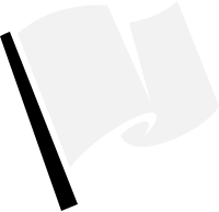 Hirnlichtspiele's white flag vectorized