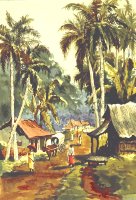 Tropical village
