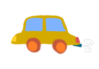 Crooked car 01