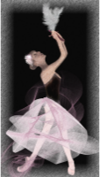 Ballet Framed Pale Dove Ballerina Suite