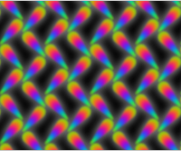 Colourful pattern 2 (black background)