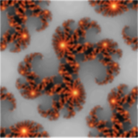 Julia fractal tile