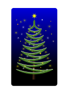 stylized christmas tree