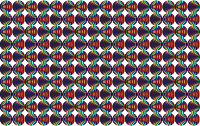 Retro Circles Background 8 No Black