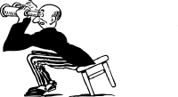 man using binoculars 2