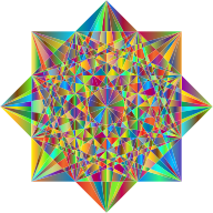 Prismatic Geometric Star 2